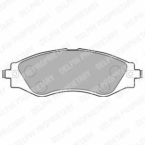 Delphi LP1816 Brake Pad Set, disc brake LP1816