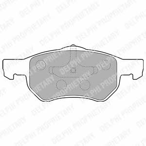 Delphi LP1818 Brake Pad Set, disc brake LP1818