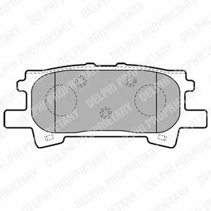 Delphi LP1820 Brake Pad Set, disc brake LP1820