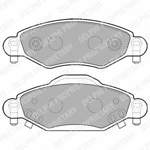 Delphi LP1840 Brake Pad Set, disc brake LP1840