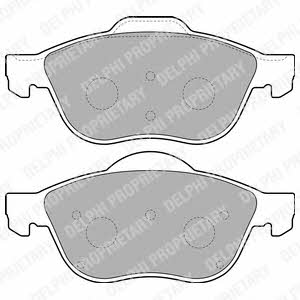 Delphi LP1844 Brake Pad Set, disc brake LP1844