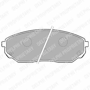 Delphi LP1849 Brake Pad Set, disc brake LP1849