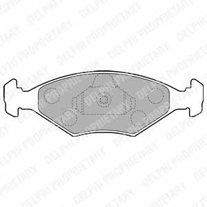 Delphi LP1854 Brake Pad Set, disc brake LP1854