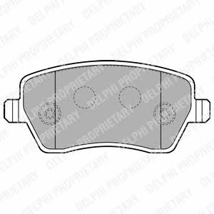 Delphi Brake pad set – price 92 PLN