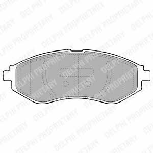 Delphi LP1895 Brake Pad Set, disc brake LP1895