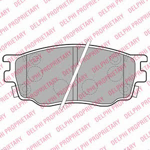 Delphi LP1916 Brake Pad Set, disc brake LP1916
