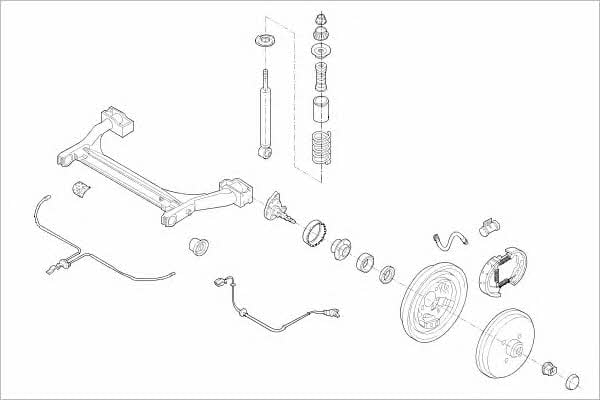 Delphi VW-04679-R Wheel suspension VW04679R VW04679R Delphi Wheel suspension