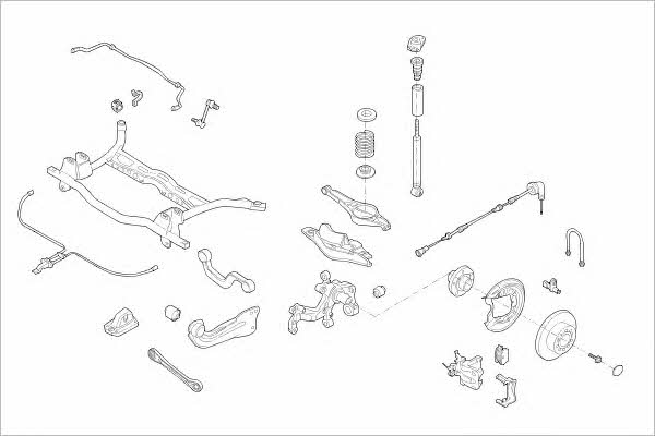 Delphi VW-17766-R Wheel suspension VW17766R