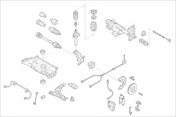 VW18385F Delphi Wheel suspension