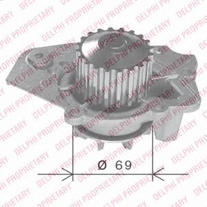 Delphi WP1507 Water pump WP1507