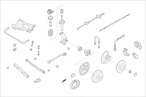 Delphi FORD-05821-R Wheel suspension FORD05821R