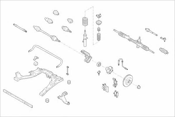  FORD-15488-F Wheel suspension FORD15488F