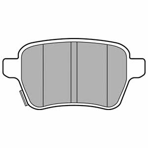 Brake pad Opel Adam: LP3165 Delphi Brake pad set