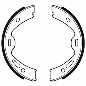 Delphi LS2091 Parking brake shoes LS2091