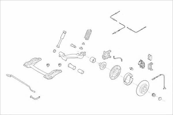 Delphi MERC-16592-R Wheel suspension MERC16592R