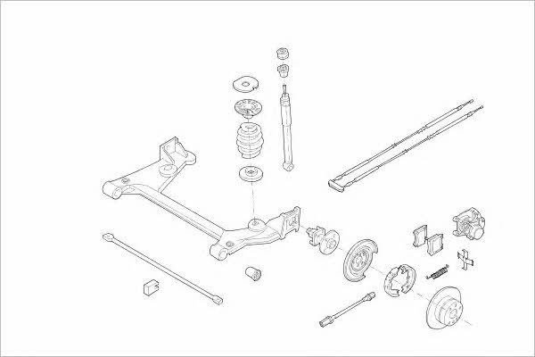Delphi OPEL-01819-R Wheel suspension OPEL01819R OPEL01819R Delphi Wheel suspension