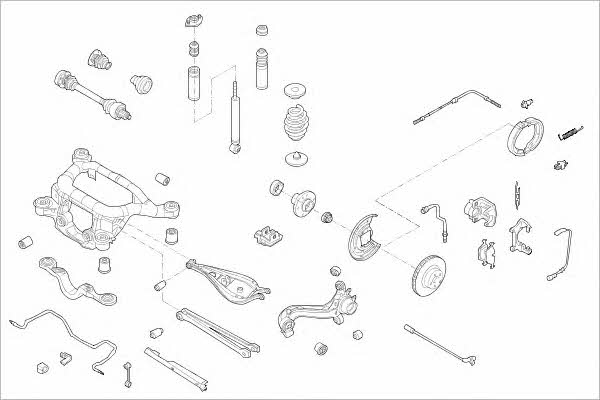  BMW-08963-R Wheel suspension BMW08963R