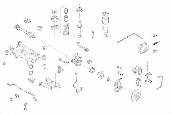 BMW14186R Delphi Wheel suspension
