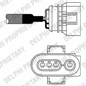 Delphi ES10568-12B1 Lambda sensor ES1056812B1