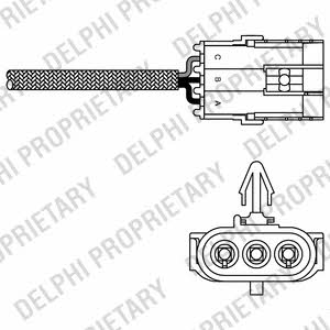 Delphi ES10970-12B1 Lambda sensor ES1097012B1