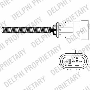 Delphi ES10971-12B1 Lambda sensor ES1097112B1