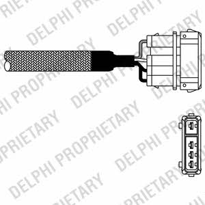 Delphi ES10976-12B1 Lambda sensor ES1097612B1