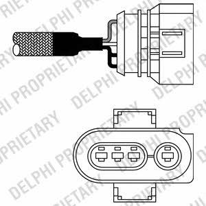 Delphi ES10977-12B1 Lambda sensor ES1097712B1