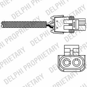 Delphi ES10989-12B1 Lambda sensor ES1098912B1