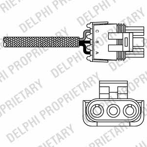 Delphi ES10990-12B1 Lambda sensor ES1099012B1