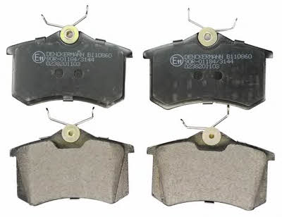 Denckermann B110860 Brake Pad Set, disc brake B110860