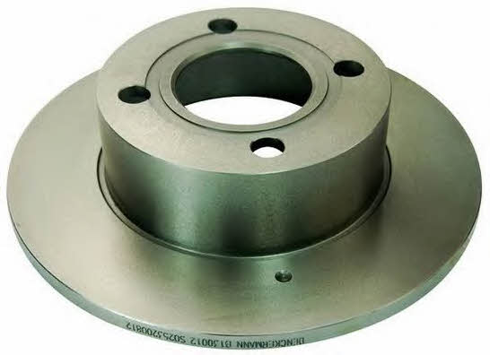 Denckermann B130012 Rear brake disc, non-ventilated B130012
