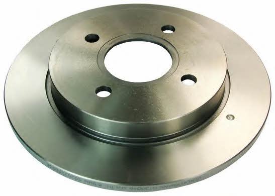 Denckermann B130046 Rear brake disc, non-ventilated B130046