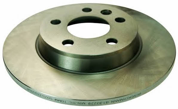 Denckermann B130229 Rear brake disc, non-ventilated B130229