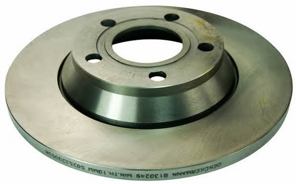 Denckermann B130249 Unventilated front brake disc B130249