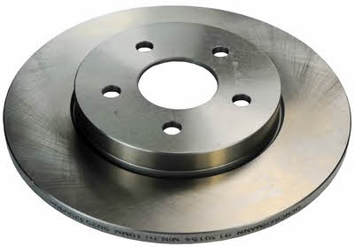 Denckermann B130154 Rear brake disc, non-ventilated B130154