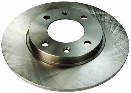 Denckermann B130207 Rear brake disc, non-ventilated B130207