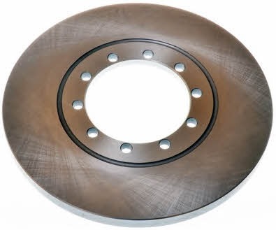Denckermann B130430 Rear brake disc, non-ventilated B130430