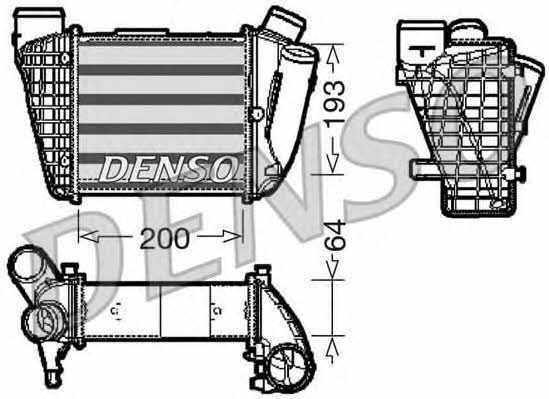 DIT02004 DENSO Intercooler, charger