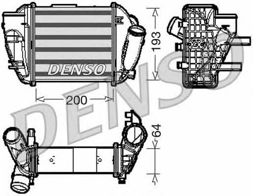 DENSO DIT02005 Intercooler, charger DIT02005