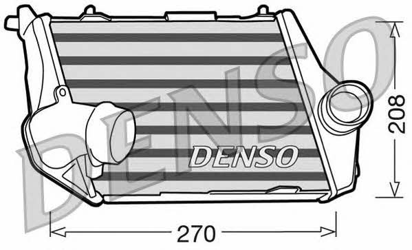 DENSO DIT02013 Intercooler, charger DIT02013