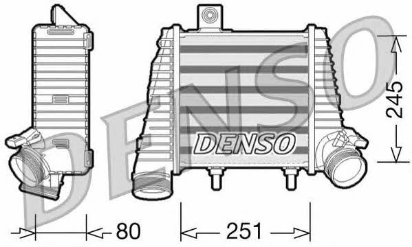 DENSO DIT02016 Intercooler, charger DIT02016