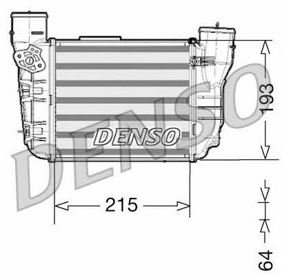 DENSO DIT02020 Intercooler, charger DIT02020