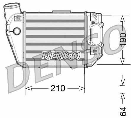 DENSO DIT02021 Intercooler, charger DIT02021
