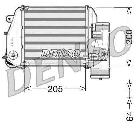 DENSO DIT02024 Intercooler, charger DIT02024