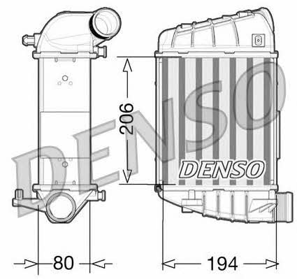 DENSO DIT02028 Intercooler, charger DIT02028