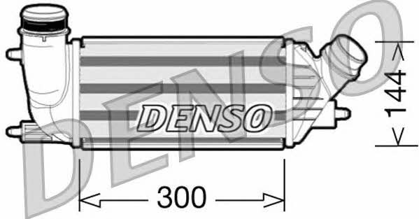 DENSO DIT07001 Intercooler, charger DIT07001
