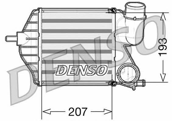 DENSO DIT09102 Intercooler, charger DIT09102