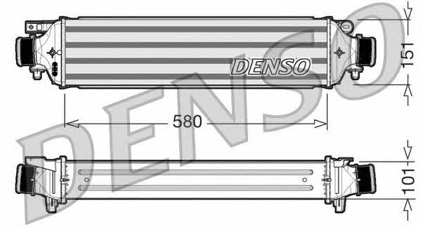DENSO DIT13002 Intercooler, charger DIT13002