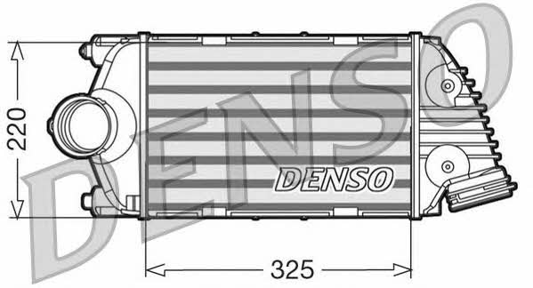 DENSO DIT28015 Intercooler, charger DIT28015