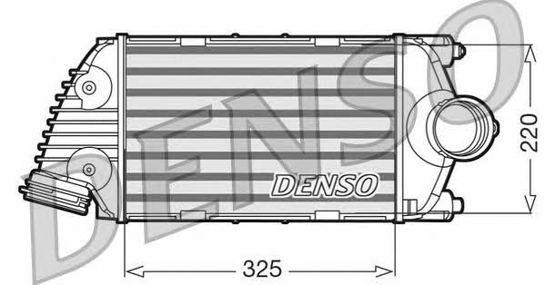 DENSO DIT28016 Intercooler, charger DIT28016